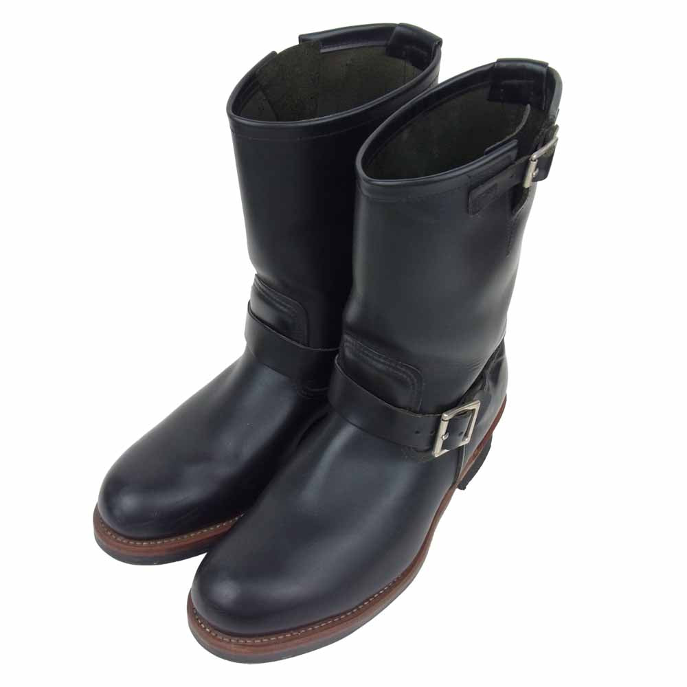 RED WING レッドウィング 2268 Engineer Boots スチール トゥ エンジニア ブーツ ブラック系 29cm【中古】