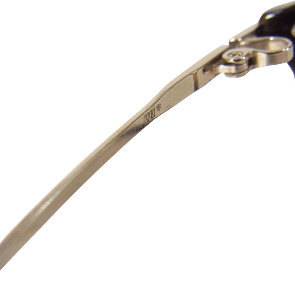 フォーナインズ M-38 ボストンタイプ アイウェア メガネ 眼鏡 ブラウン系 47□21  134【美品】【中古】