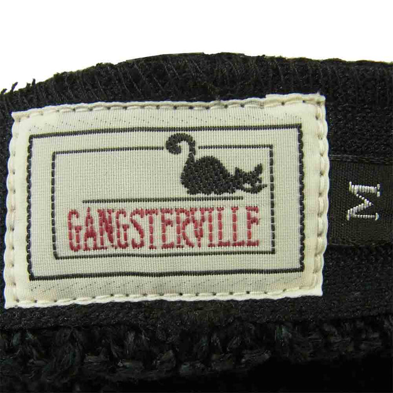 GANGSTERVILLE ギャングスタービル 18SS GSV-18-SS-G06 ニット キャスケット ブラック系 M【新古品】【未使用】【中古】