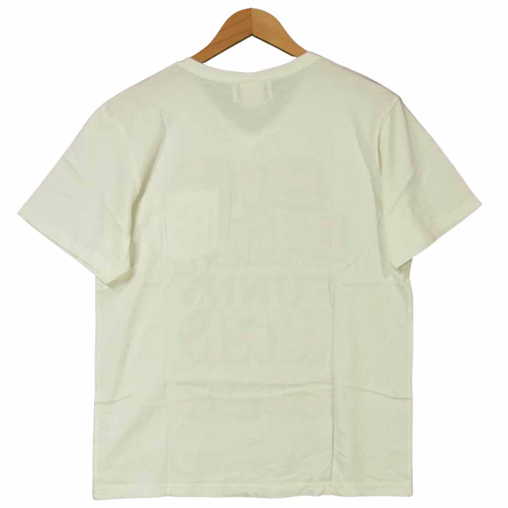 WEIRDO ウィアード WRD-19-MS-01 BIG DADDY S/S V NECK T-SHIRTS ビッグ ダディ プリント 半袖 Tシャツ ホワイト系 M【新古品】【未使用】【中古】