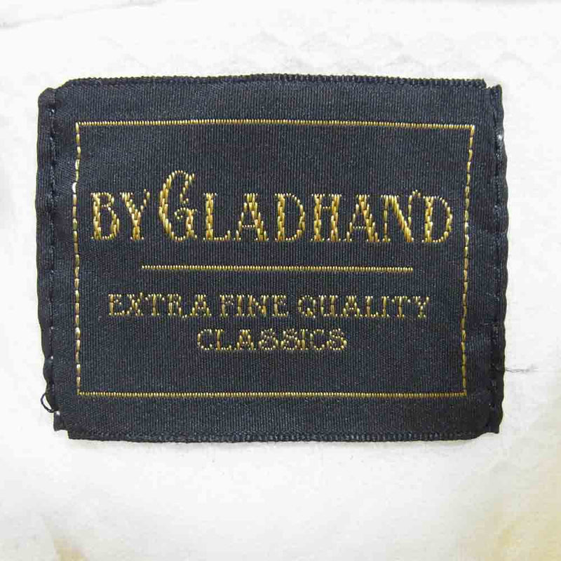 GLADHAND & Co. グラッドハンド 18SS BYGH-18-SS-13 BEAU GLADDEN LONG POINT L/S SHIRTS ロングポイント シャツ ホワイト系 L【中古】