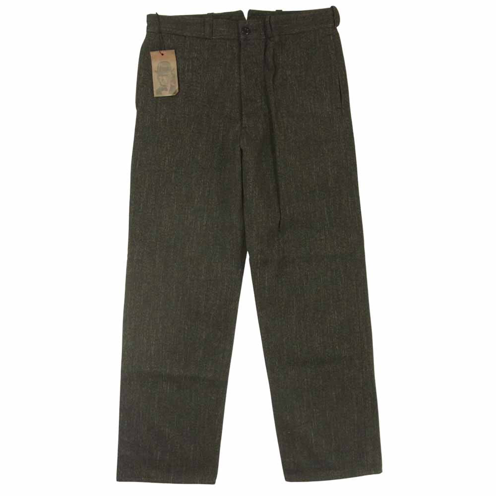 GANGSTERVILLE ギャングスタービル GSV-14-AW-22 シンチバック コットン パンツ ダークグレー系 M【新古品】【未使用】【中古】