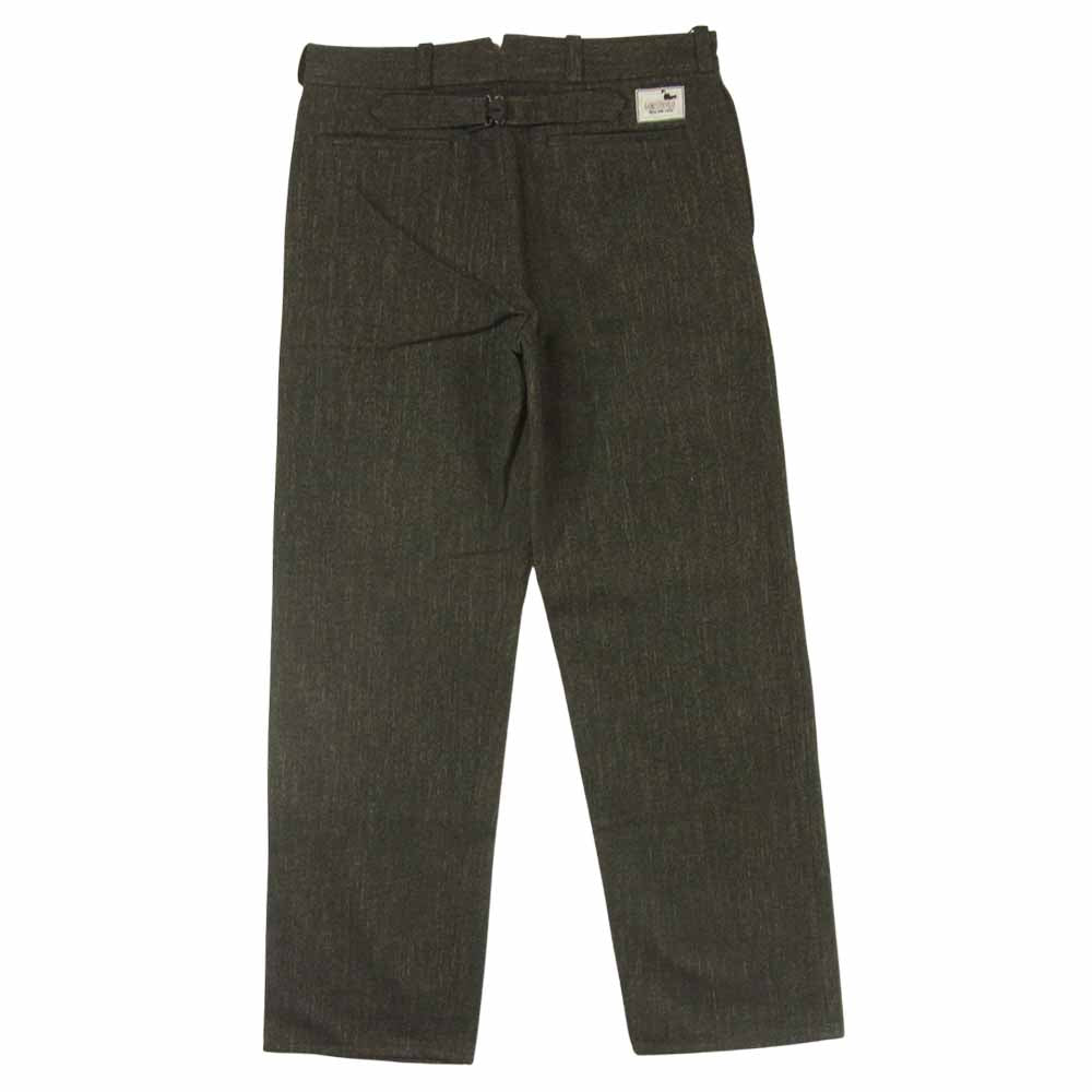 GANGSTERVILLE ギャングスタービル GSV-14-AW-22 シンチバック コットン パンツ ダークグレー系 M【新古品】【未使用】【中古】