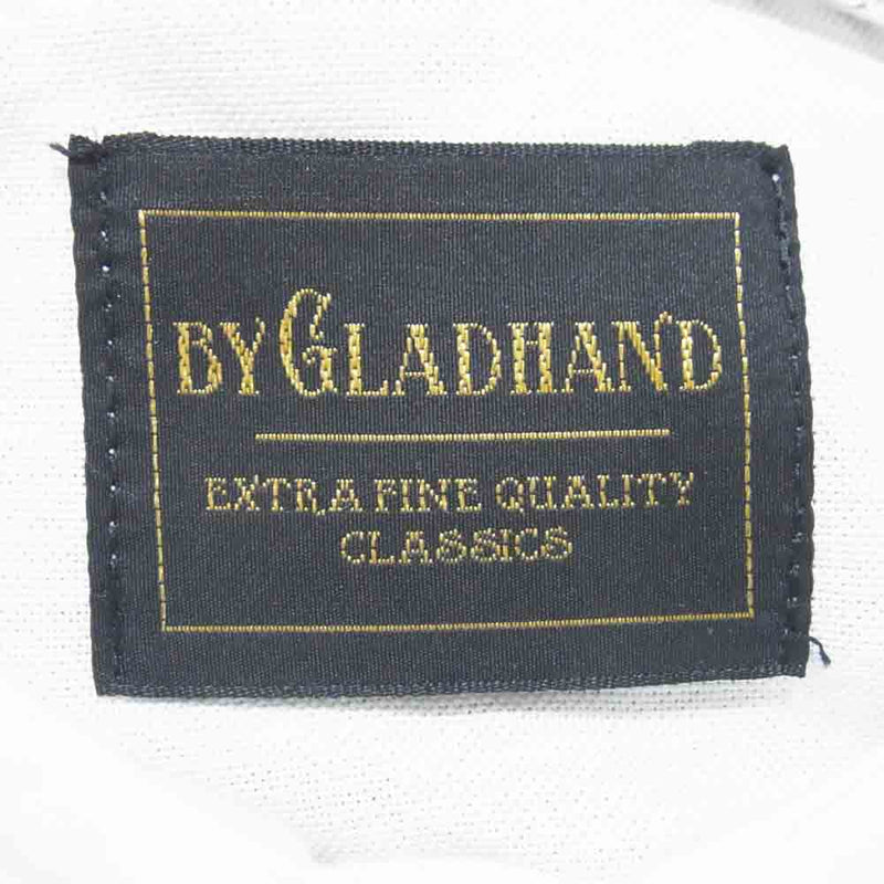 GLADHAND & Co. グラッドハンド 16AW BYGH-16-AW-24 コットン レギュラーカラー シャツ ホワイト系 M【新古品】【未使用】【中古】