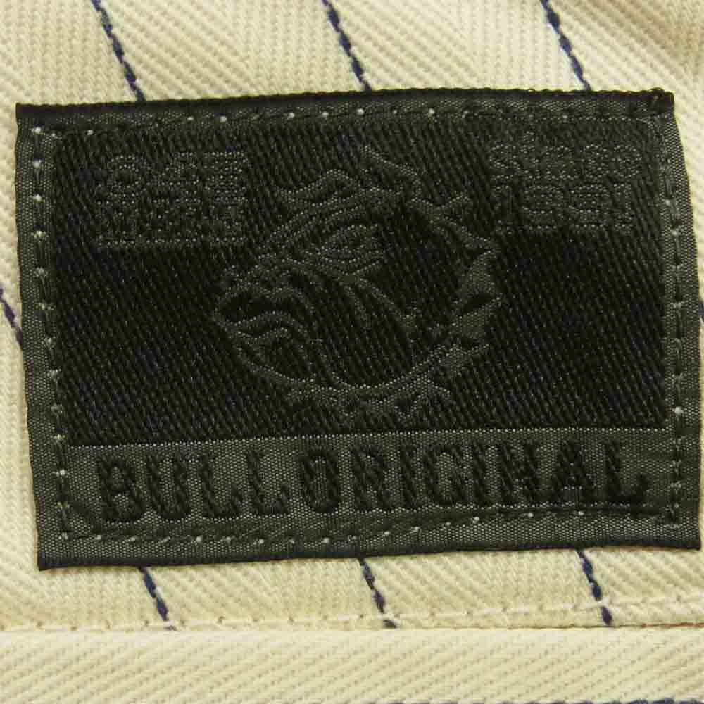 ブルオリジナル BSMG-17AW-07 ストライプ ワーク パンツ コットン アイボリー系 M【新古品】【未使用】【中古】