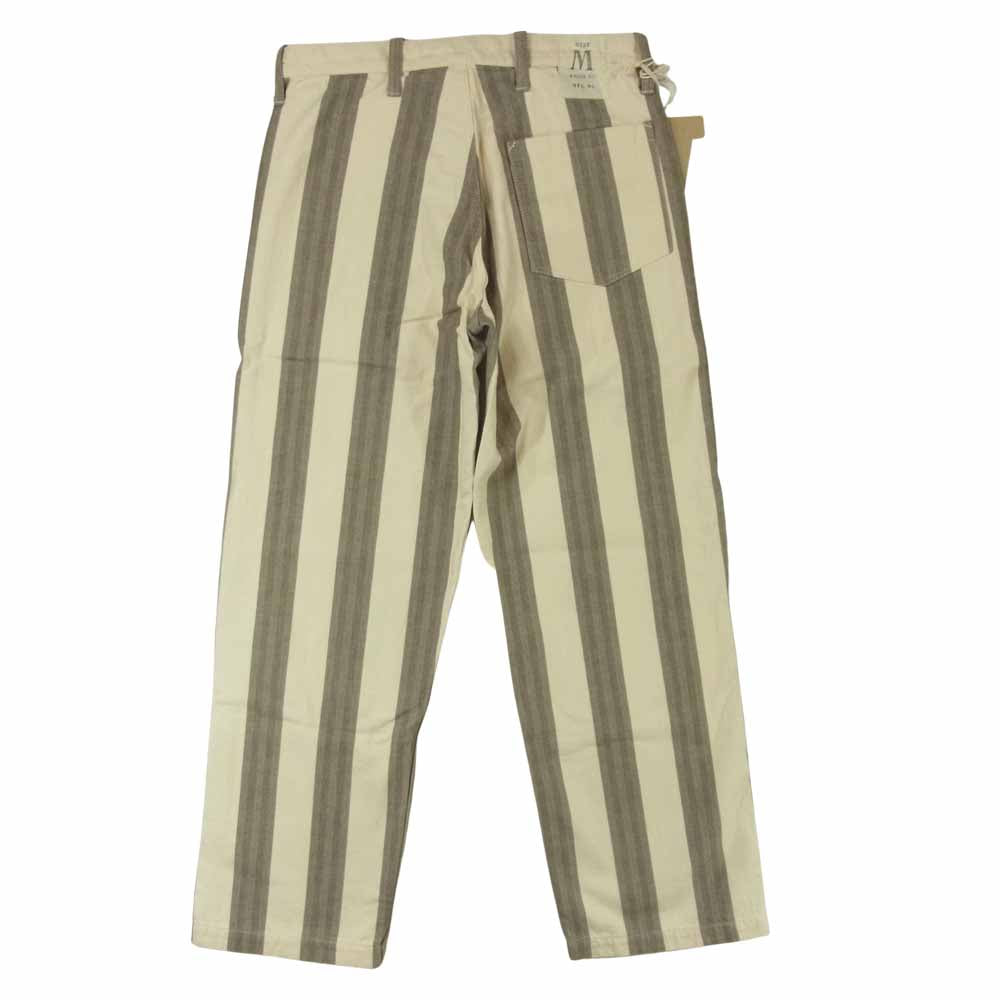WEIRDO ウィアード WRD-18-AW-12 PADLOCKER PANTS パドロッカー パンツ コットン グレー系 アイボリー系 M【新古品】【未使用】【中古】