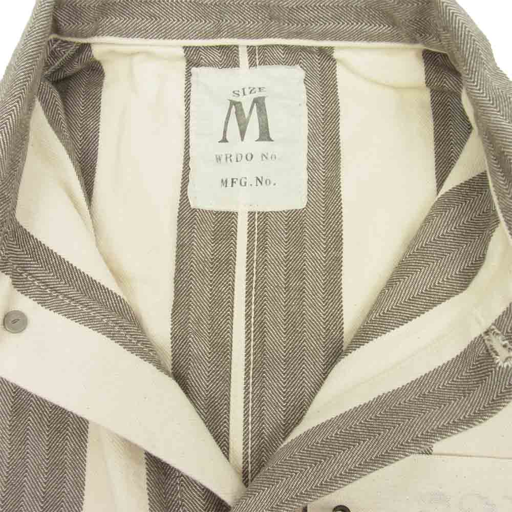 WEIRDO ウィアード WRD-18-AW-11 PADLOCKER - JACKET パドロッカー ジャケット ホワイト系×グレー系 M【新古品】【未使用】【中古】