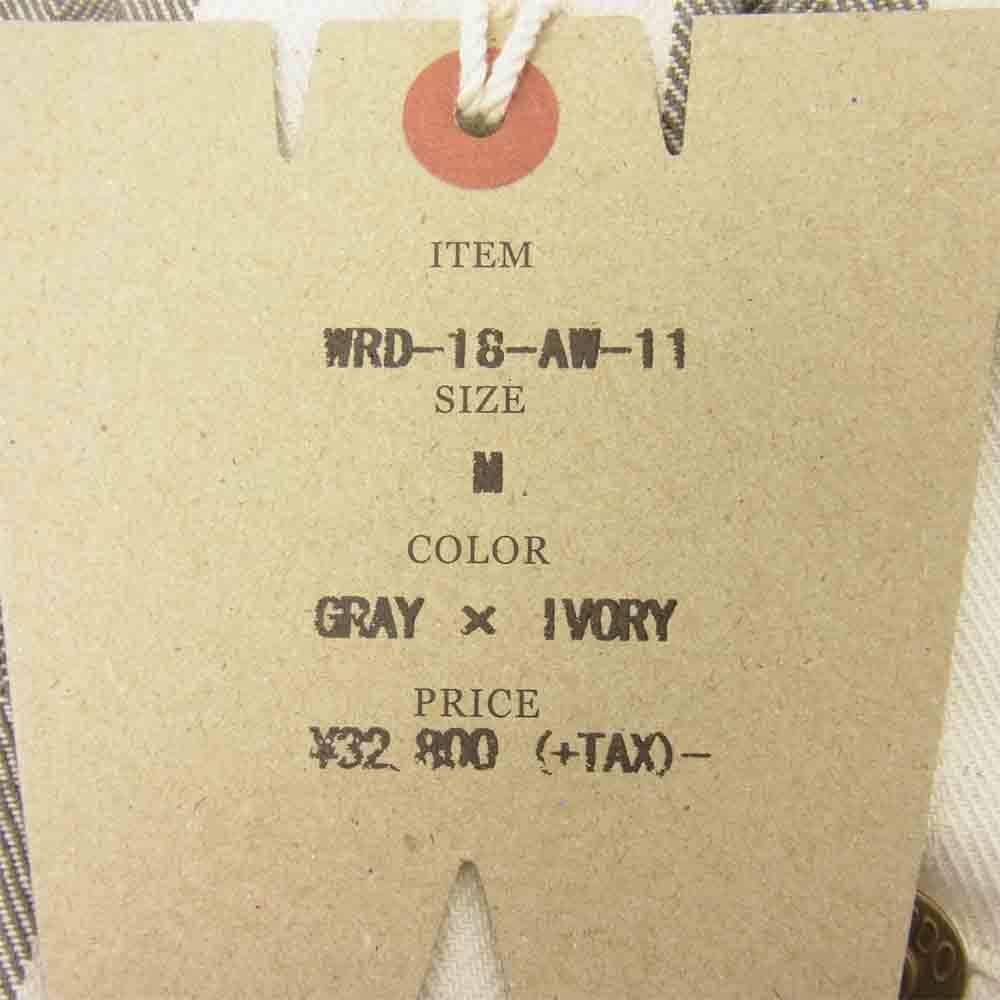 WEIRDO ウィアード WRD-18-AW-11 PADLOCKER - JACKET パドロッカー ジャケット ホワイト系×グレー系 M【新古品】【未使用】【中古】