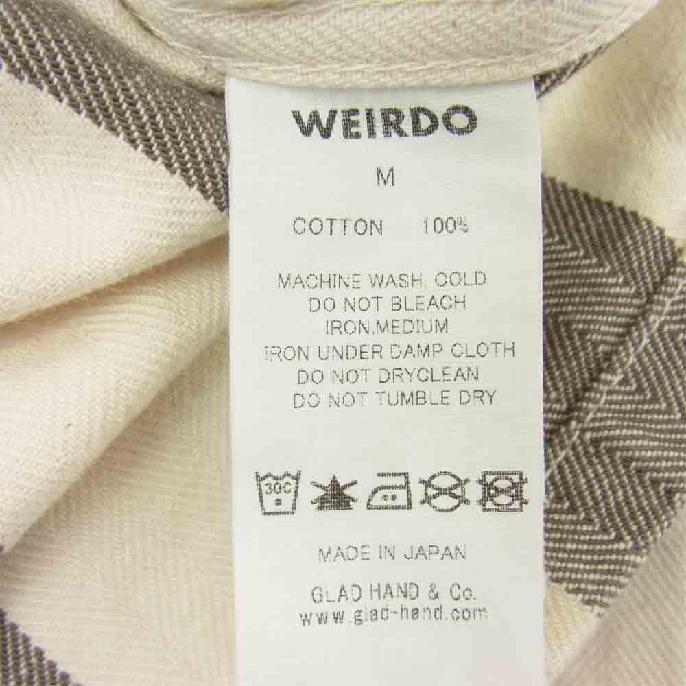 WEIRDO ウィアード WRD-18-AW-11 PADLOCKER - JACKET パドロッカー ジャケット ホワイト系×グレー系 M【新古品】【未使用】【中古】
