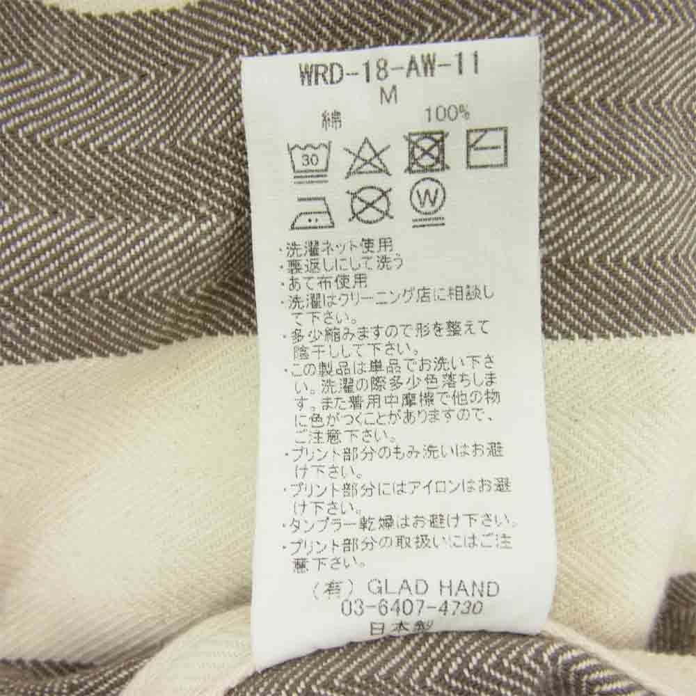 WEIRDO ウィアード WRD-18-AW-11 PADLOCKER - JACKET パドロッカー ジャケット ホワイト系×グレー系 M【新古品】【未使用】【中古】