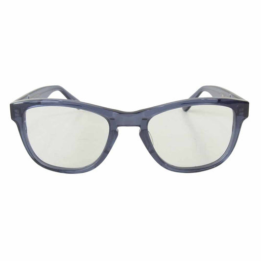 エイチフュージョン 708 クラシック ウェリントン メガネ 眼鏡 サングラス ネイビー系【中古】