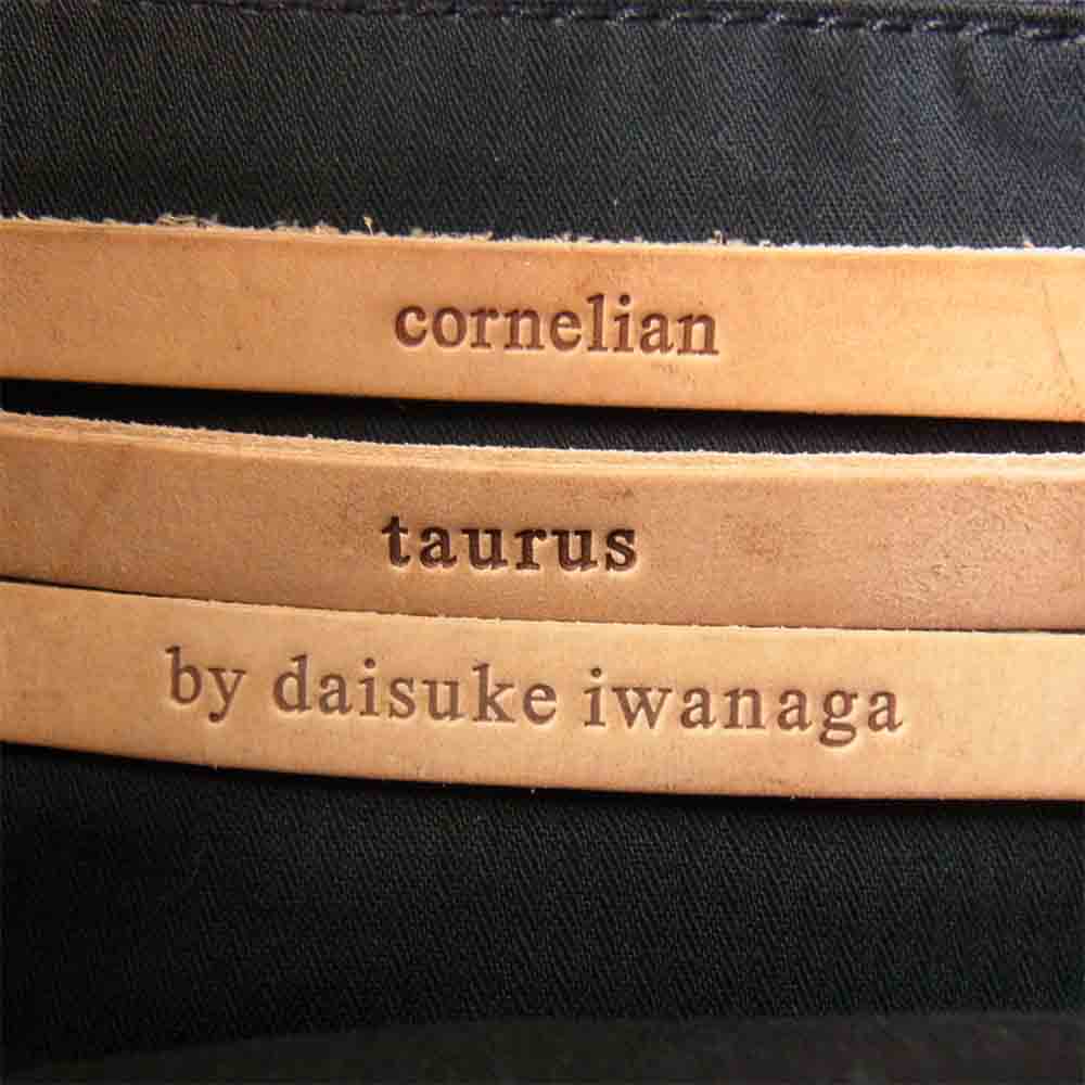 コーネリアン タウラス バイ ダイスケ イワナガ ステアハイド レザー 3WAY クラッチ ウエスト ショルダー バッグ ブラック系【中古】