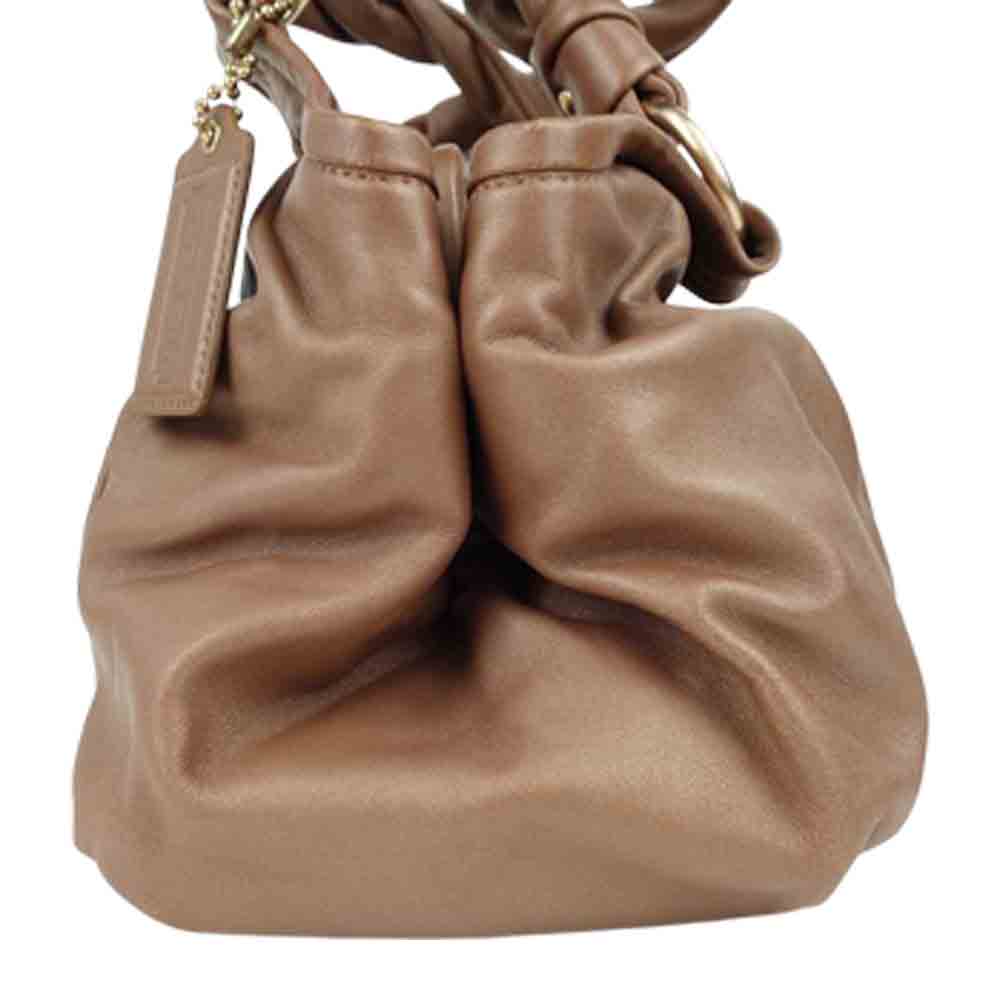 COACH コーチ 13437 パーカー サッチェル レザー トート バッグ ブラウン系【中古】