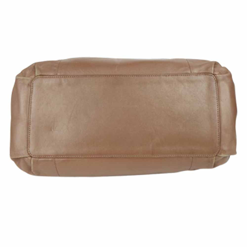COACH コーチ 13437 パーカー サッチェル レザー トート バッグ ブラウン系【中古】