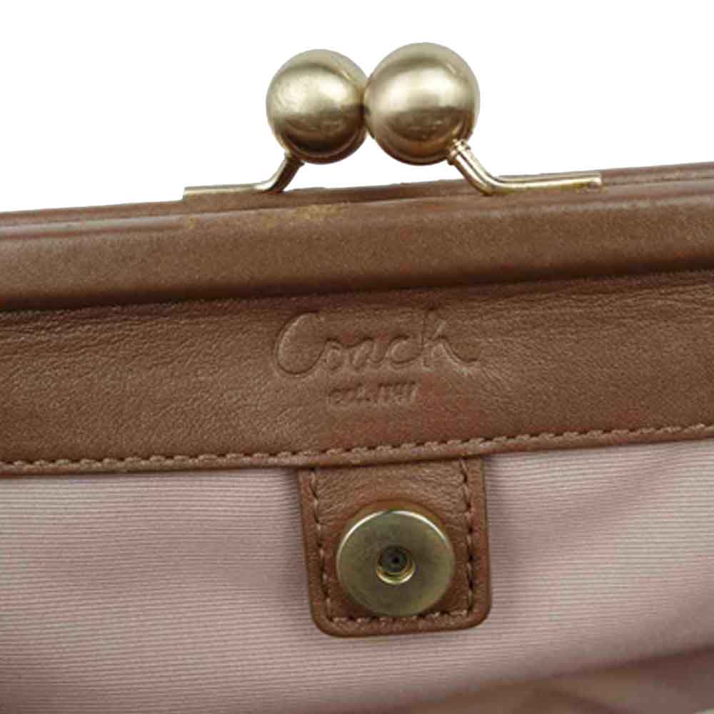 COACH コーチ 13437 パーカー サッチェル レザー トート バッグ ブラウン系【中古】