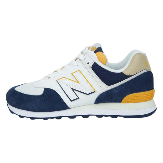 NEW BALANCE ニューバランス ML574 SUR スニ―カー ホワイト系 ダークネイビー系 28.5cm【新古品】【未使用】【中古】