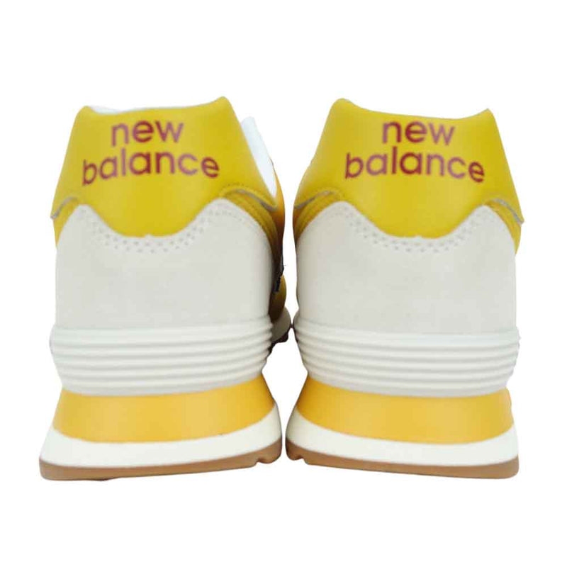 NEW BALANCE ニューバランス ML574 SCB スニーカー イエロー系 28.5cm【新古品】【未使用】【中古】