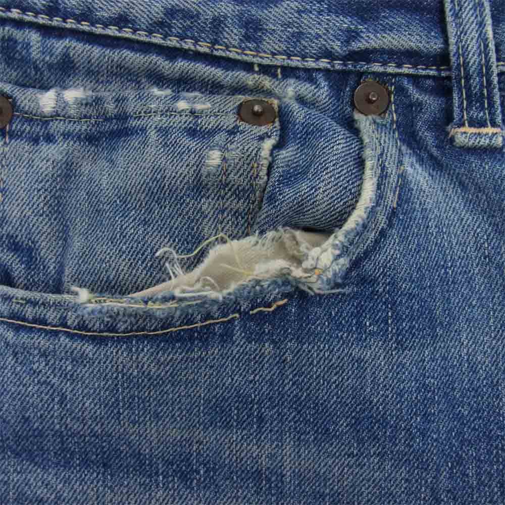 Levi's リーバイス ヴィンテージ オリジナル 501xx オフセット 両面タブ ボタン裏刻印無し インディゴブルー系【中古】