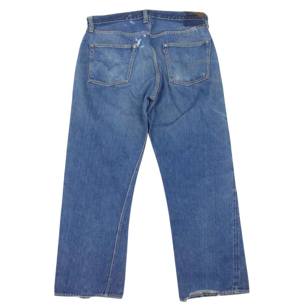 Levi's リーバイス 501XX オリジナル ヴィンテージ 革パッチ オフセット 両面タブ インディゴブルー系【中古】