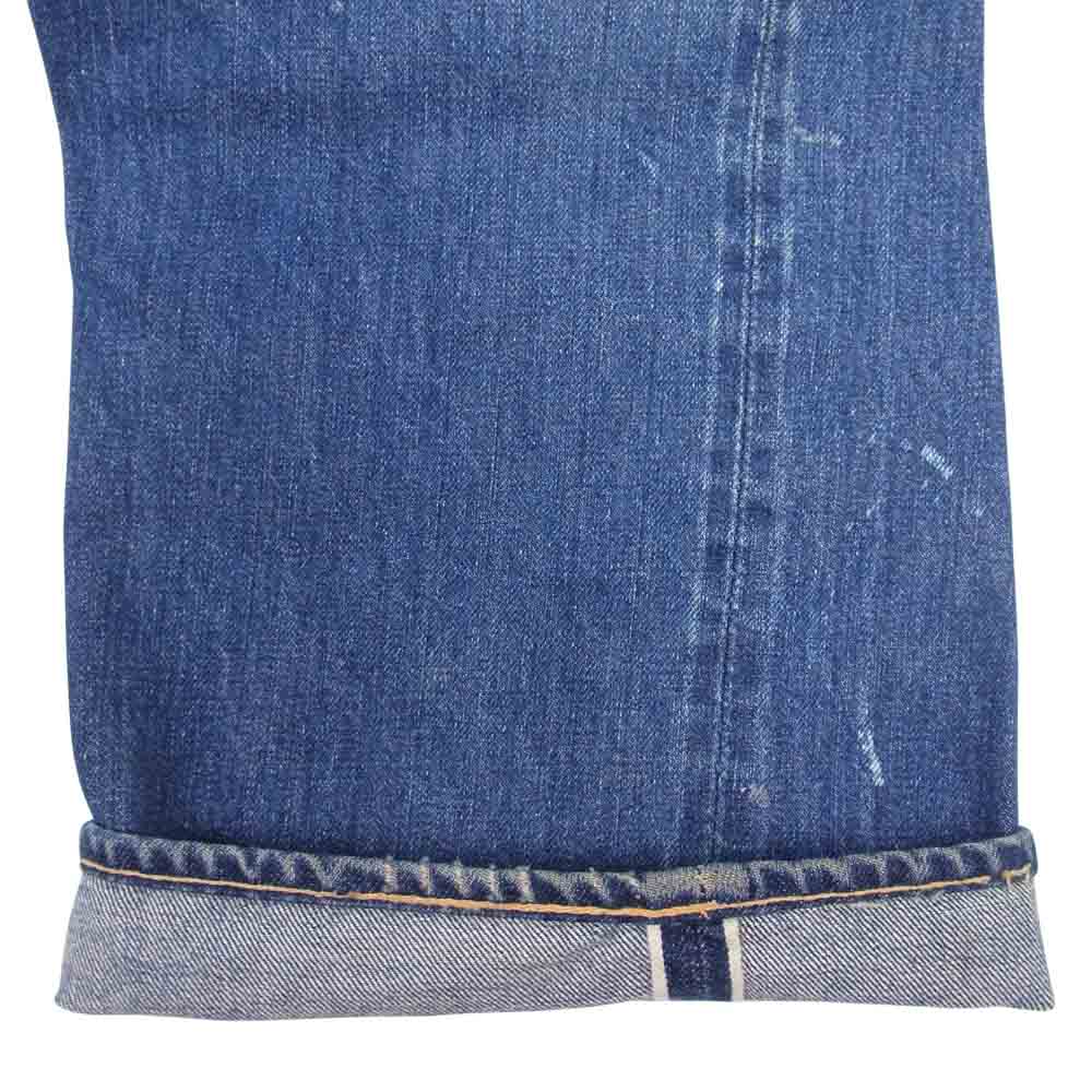 Levi's リーバイス 501XX オリジナル ヴィンテージ 革パッチ オフセット 両面タブ インディゴブルー系【中古】