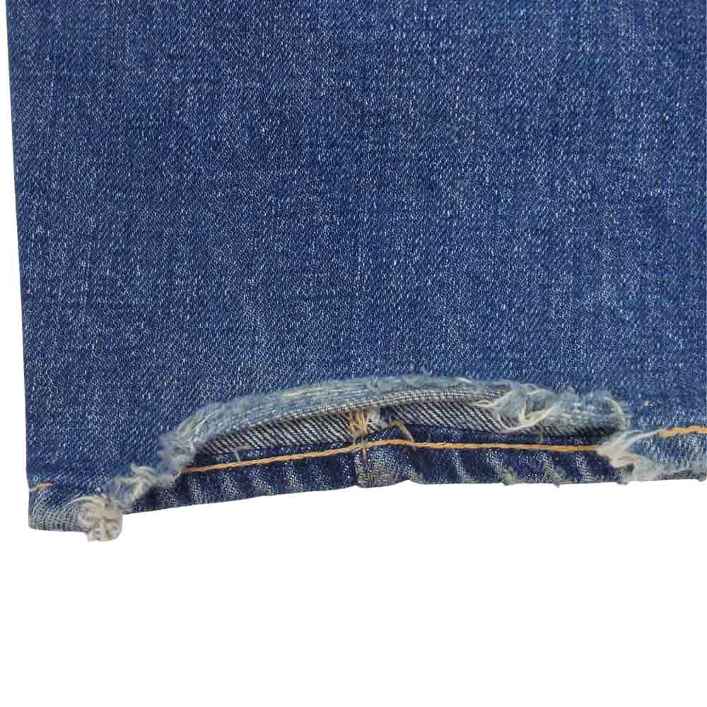 Levi's リーバイス 501XX オリジナル ヴィンテージ 革パッチ オフセット 両面タブ インディゴブルー系【中古】