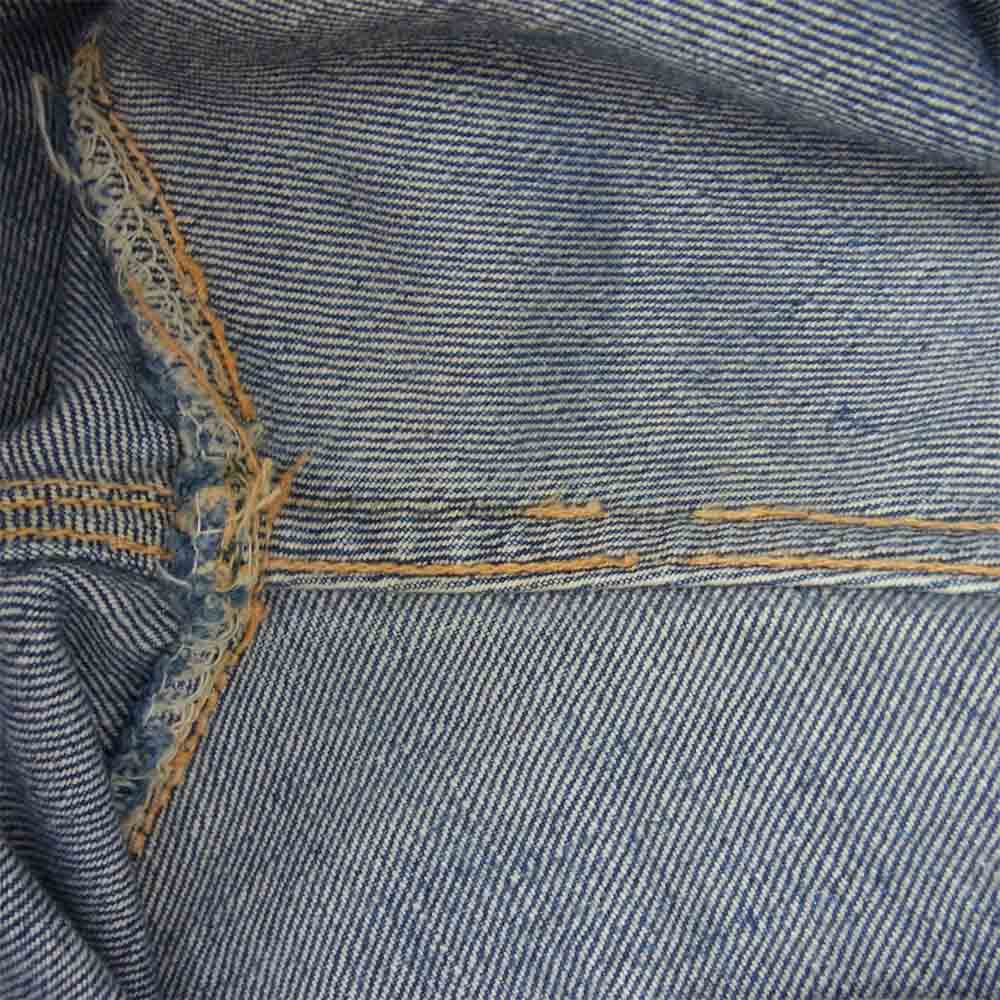 Levi's リーバイス 501XX オリジナル ヴィンテージ 革パッチ オフセット 両面タブ インディゴブルー系【中古】