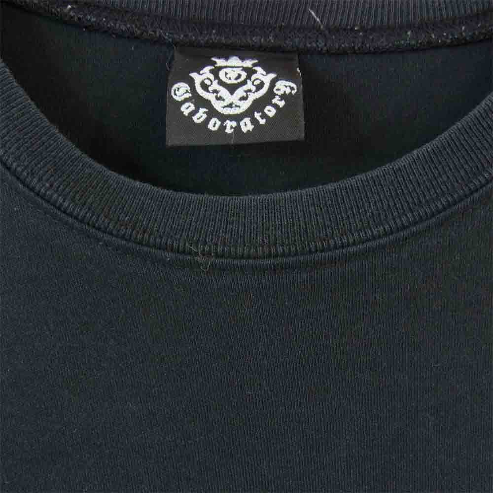 GABOR ガボール USA製 ロゴ プリント Tシャツ ブラック系【中古】
