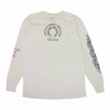 CHROME HEARTS クロムハーツ（原本無） USA製 Intellectual Gallery インテレクチュアルギャラリー スター クロス プリント ロングスリーブ Tシャツ オフホワイト系 M【中古】
