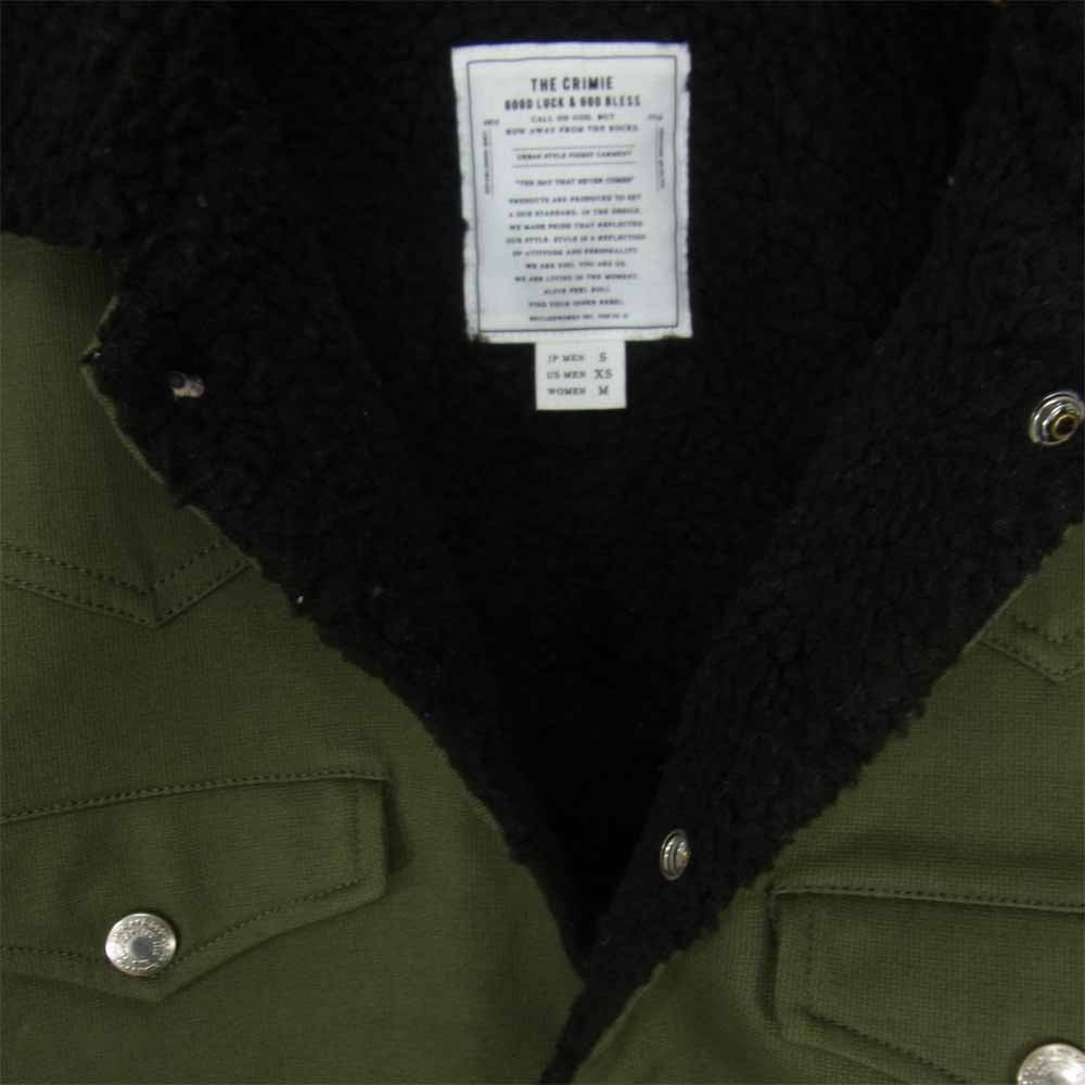 CRIMIE クライミー BOBBY 2 BOA JACKET ボアジャケット カーキ系 S【中古】
