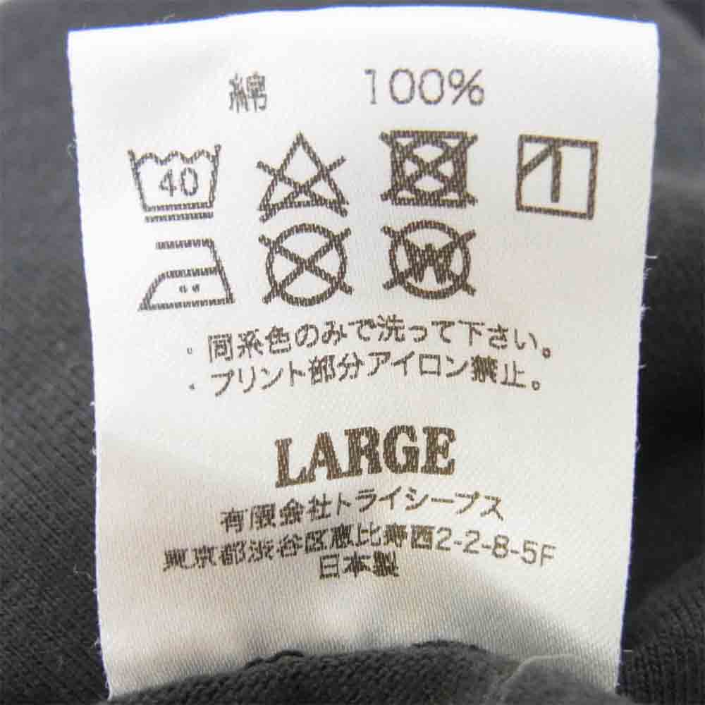 STANDARD CALIFORNIA スタンダードカリフォルニア SD Heavyweight Neon Sign Logo T ネオン サイン ロゴ Tシャツ チャコール系 L【中古】