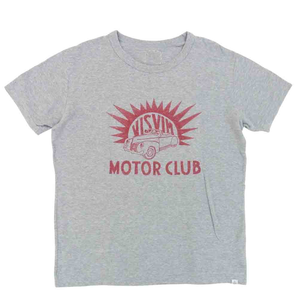 VISVIM ビズビム 0117105010039 DRY VINTAGE CREW S／S MOTOR CLUB TEE モーター クラブ Tシャツ グレー系 2【中古】
