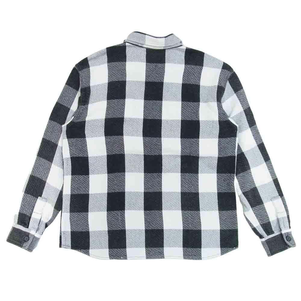 Ron Herman ロンハーマン 3220700170 Buffalo Shirts バッファロー チェック 長袖 シャツ 白黒系 L【中古】