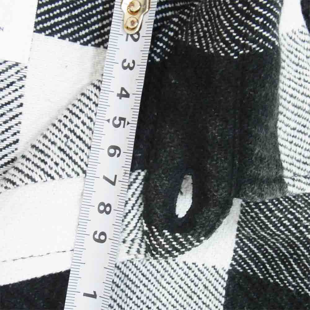 Ron Herman ロンハーマン 3220700170 Buffalo Shirts バッファロー チェック 長袖 シャツ 白黒系 L【中古】