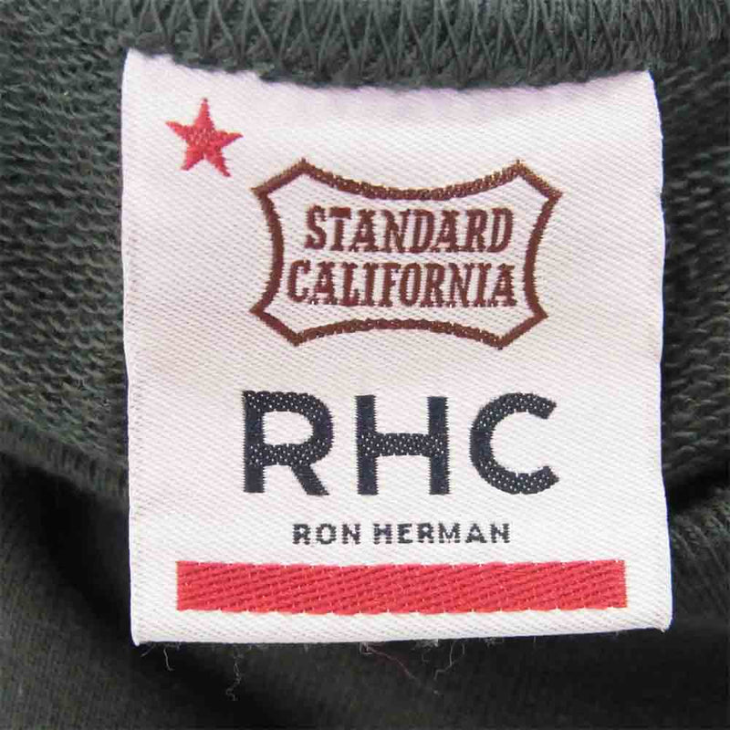 Ron Herman ロンハーマン STANDARD CALIFORNIA スタンダードカリフォルニア LA バックロゴ スウェット グリーン系 L【中古】