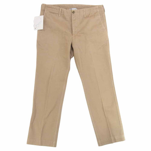 VISVIM ビズビム 0117105008002 HIGH WATER CHINO GIZA シンチバック ギザ コットン チノ パンツ ベージュ系 4【中古】