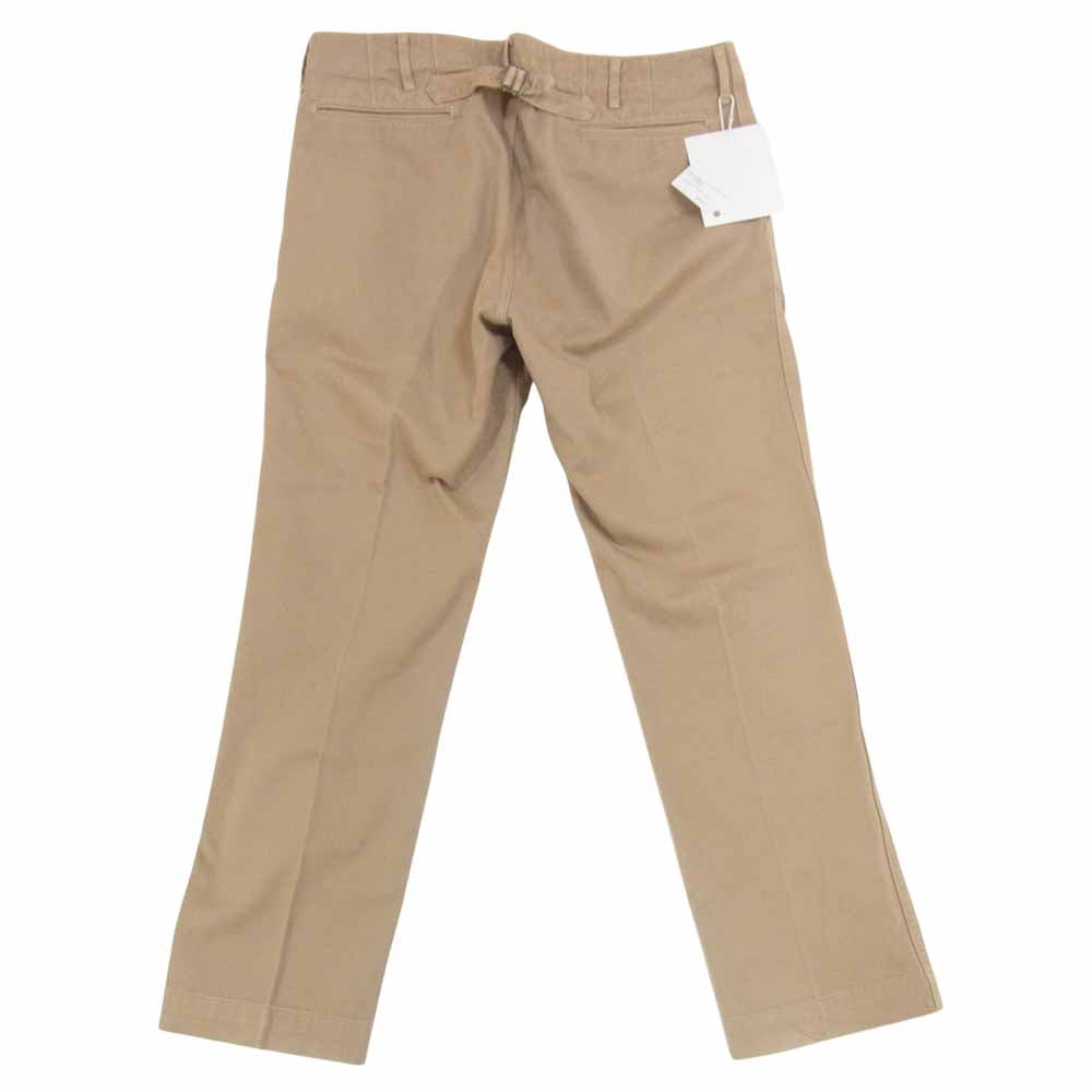 VISVIM ビズビム 0117105008002 HIGH WATER CHINO GIZA シンチバック ギザ コットン チノ パンツ ベージュ系 4【中古】