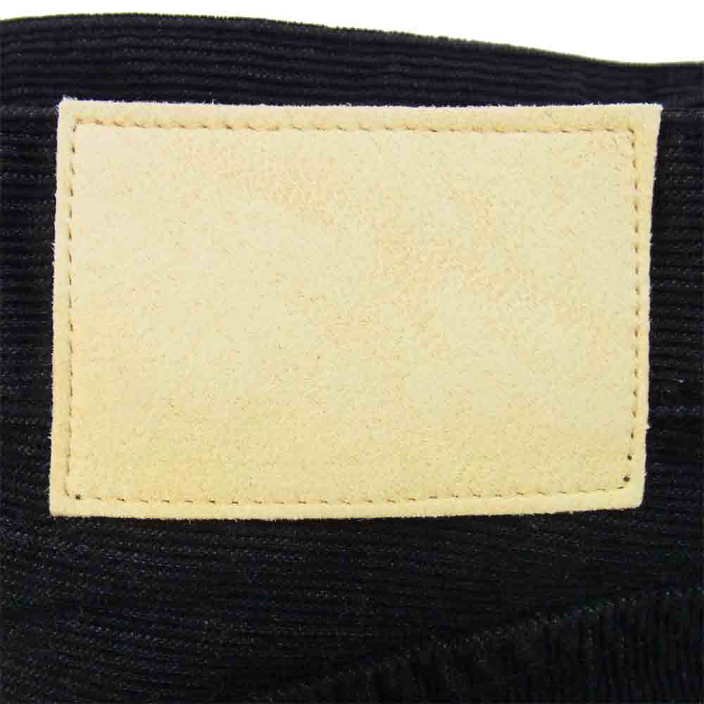 VISVIM ビズビム 0118205008016 FLUXUS 03 SLUB CORDUROY コーデュロイ パンツ ブラック系 3【極上美品】【中古】