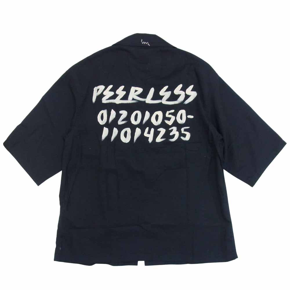 VISVIM ビズビム 20SS 0120105011014 CORNET SHIRT S/S コルネット 半袖 シャツ ブラック系 3【極上美品】【中古】