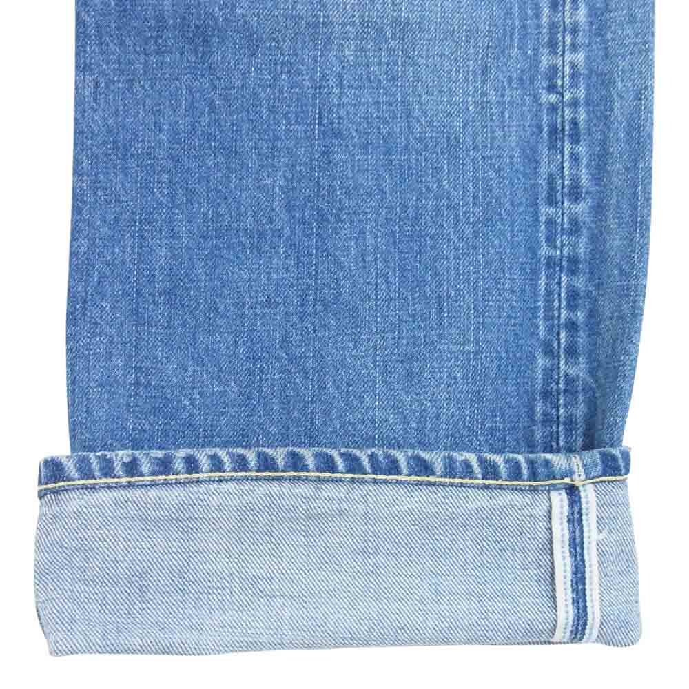 VISVIM ビズビム 0117205005020 social sculpture 01 slim dmgd-12 ソーシャルスカルプチャー 加工 デニム インディゴブルー系 34【中古】