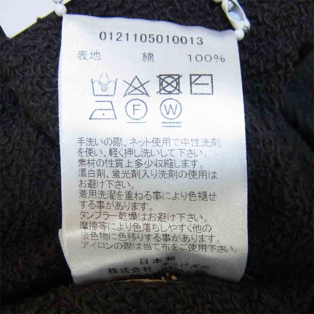 VISVIM ビズビム 21SS 0121105010013 JUMBO SWEAT L/S UNEVEN DYE ジャンボ スウェット ブラック系 2【中古】