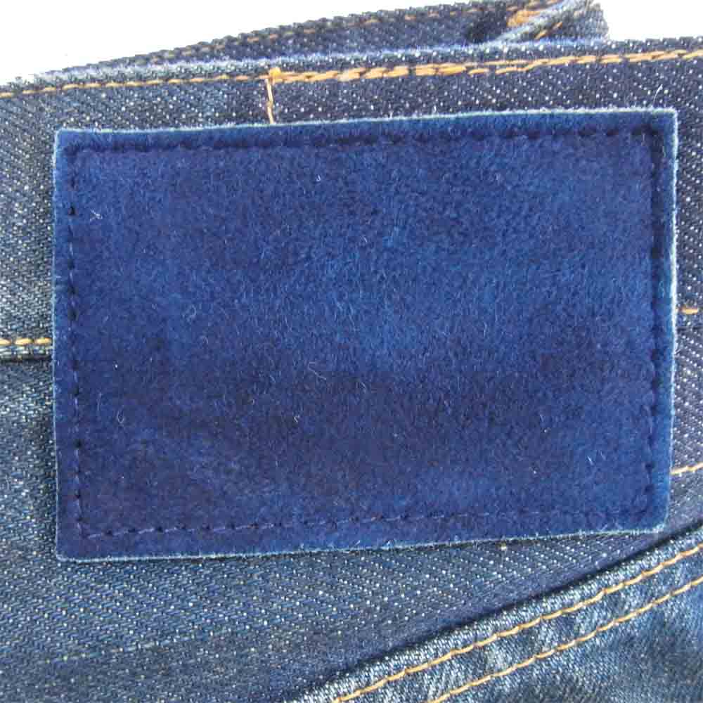 VISVIM ビズビム 18AW 未使用 0118405005002 SOCIAL SCULPTURE 01 SLIM DAMAGED-18 ソーシャルスカルプチャー インディゴ デニム パンツ インディゴブルー系 34【極上美品】【中古】
