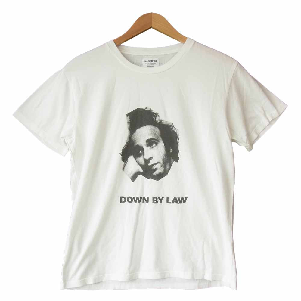 WACKO MARIA ワコマリア × ジム ジャームッシュ JIM JARMUSCH DOWN BY LOW TEE プリント Tシャツ ホワイト系 L【中古】