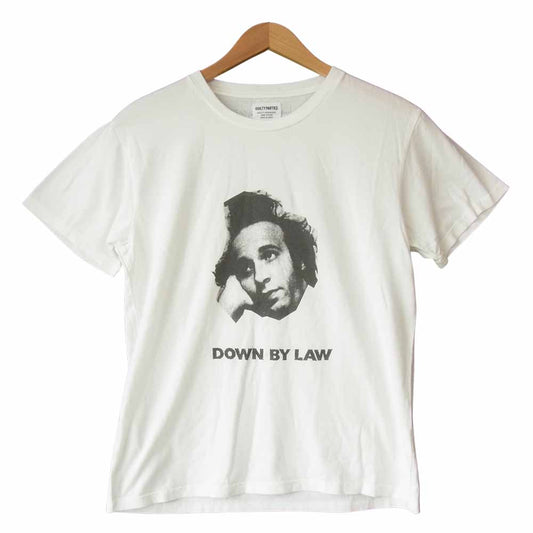 WACKO MARIA ワコマリア × ジム ジャームッシュ JIM JARMUSCH DOWN BY LOW TEE プリント Tシャツ ホワイト系 L【中古】