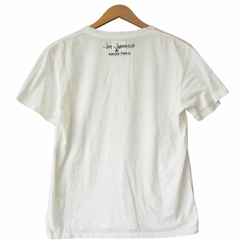 WACKO MARIA ワコマリア × ジム ジャームッシュ JIM JARMUSCH DOWN BY LOW TEE プリント Tシャツ ホワイト系 L【中古】