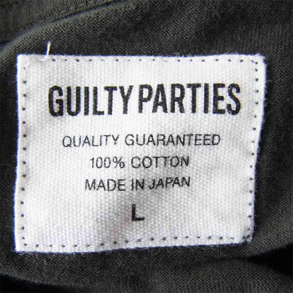 WACKO MARIA ワコマリア 18SS STANDARD CREW NECK バックプリント 虎 Tシャツ ブラック系 L【中古】