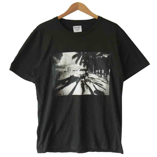 WACKO MARIA ワコマリア × 森山大道 STANDARD CREW NECK T-SHIRT Tシャツ ダークグレー系 L【中古】