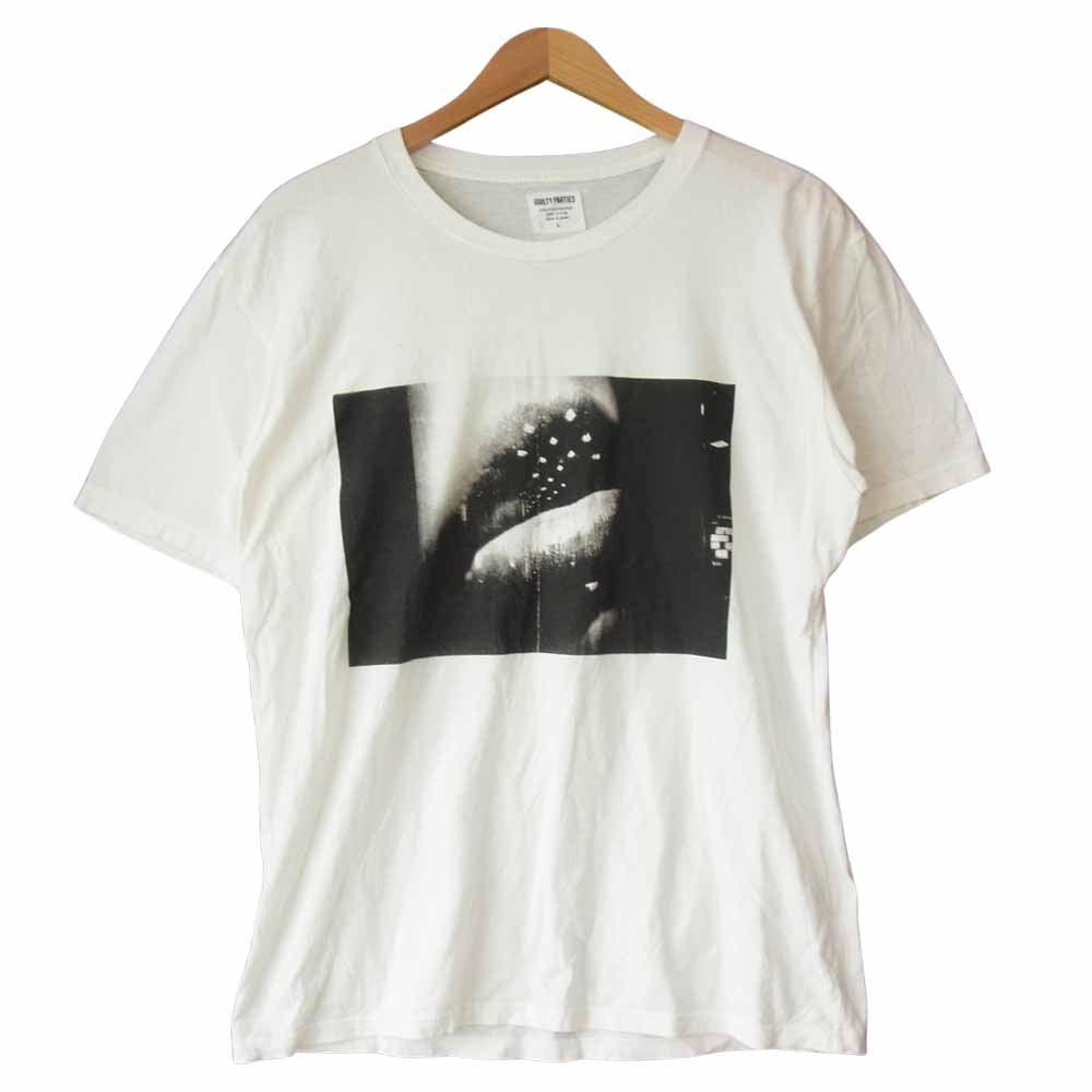 WACKO MARIA ワコマリア × 森山大道 STANDARD CREW NECK T-SHIRT Tシャツ ホワイト系 L【中古】