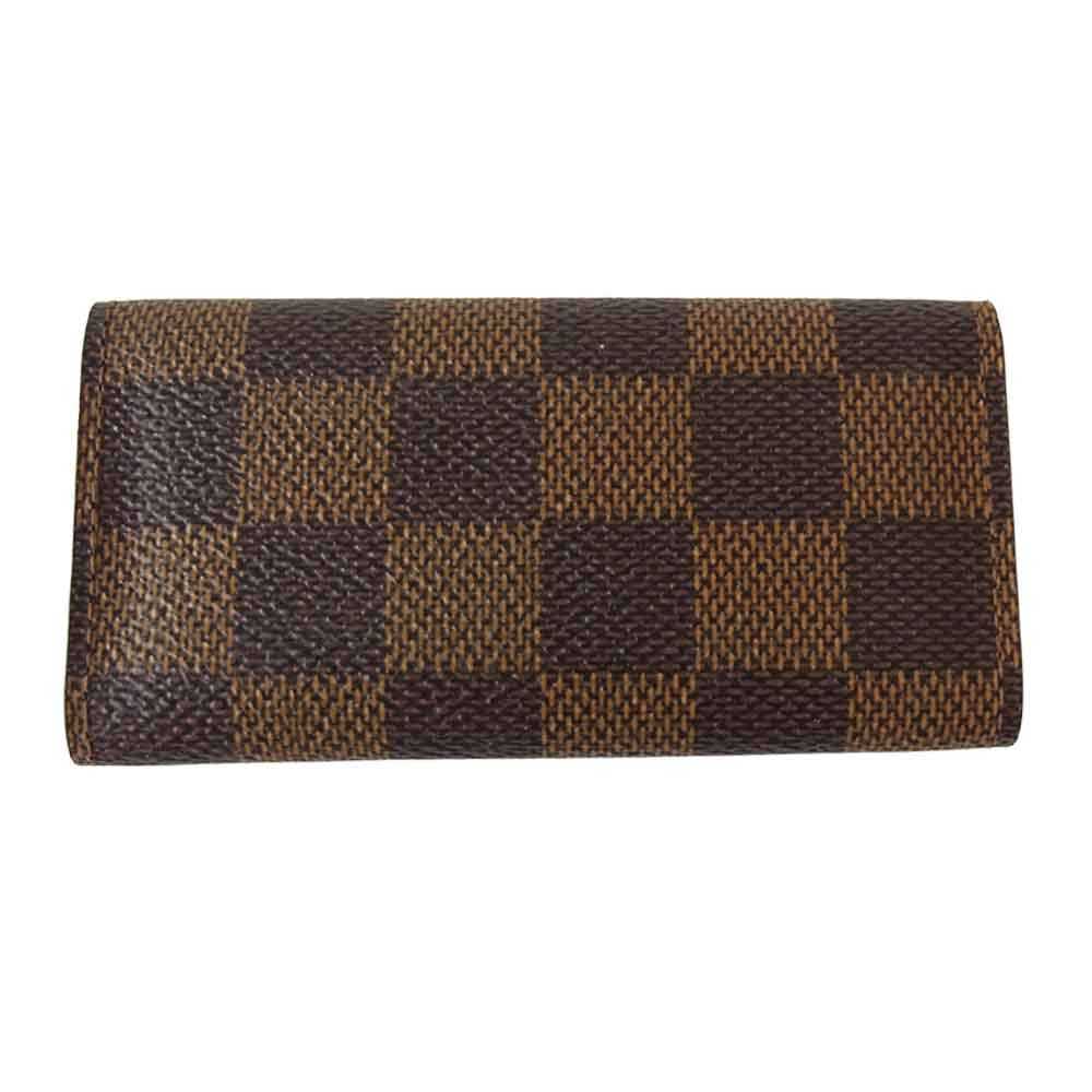 LOUIS VUITTON ルイ・ヴィトン N60385 4連 キーケース ミュルティクレ 4 ダミエエベヌ ブラウン系【中古】