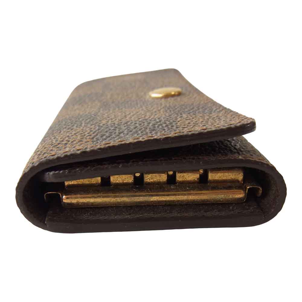 LOUIS VUITTON ルイ・ヴィトン N60385 4連 キーケース ミュルティクレ 4 ダミエエベヌ ブラウン系【中古】