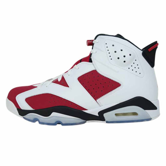 NIKE ナイキ 384664-160 AIR JORDAN 6 RETRO エア ジョーダン 6 レトロ ハイカット スニーカー ホワイト系 レッド系 29.5cm【新古品】【未使用】【中古】